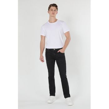 Pantaloni De Barbati Negru Straight Fit 044 KARL