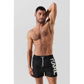 Pantaloni scurti de baie cu logo supradimensionat