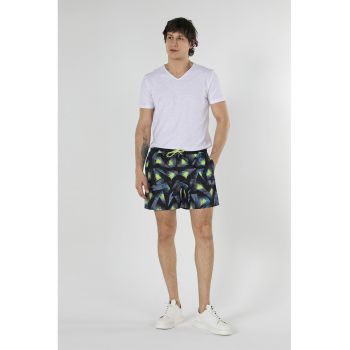 Pantaloni scurti de baie - slim fit - cu model