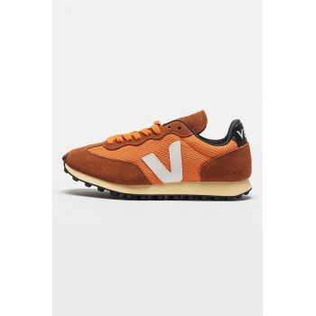 Pantofi sport cu garnituri de piele intoarsa Branco