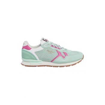 Pantofi sport cu insertii de piele intoarsa Retro