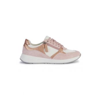 Pantofi sport cu insertii din piele intoarsa