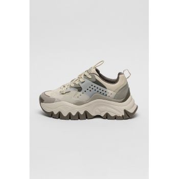 Pantofi sport de piele ecologica Trail One