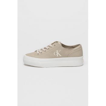 Pantofi sport din material textil cu talpa flatform