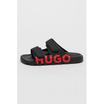 Papuci cu logo si design cu velcro