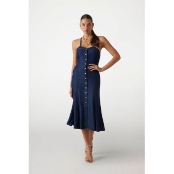 Rochie midi de denim