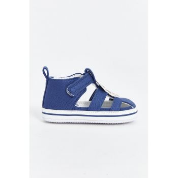 Sandale canvas cu velcro