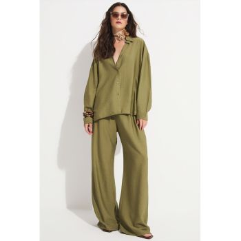 Set de pantaloni cu croiala ampla si pantaloni scurti supradimensionati - 2 Piese