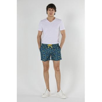Short De Plaja De Barbati Albastru Marin Slim Fit crabs