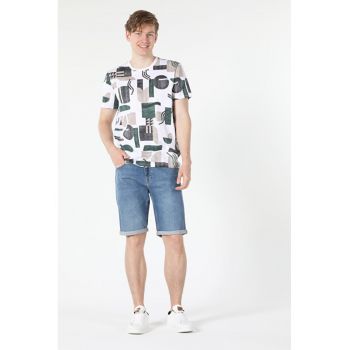 Tricou Cu Maneca Scurta De Barbati Alb Regular Fit12