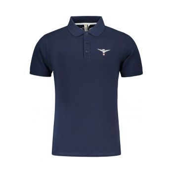 Tricou polo barbati - din bumbac - cu mini logo - Regular fit