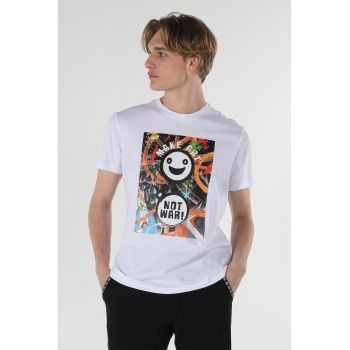 Tricou regular fit cu imprimeu