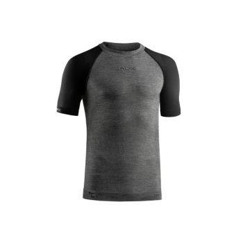 Tricou termic bărbați, Lurbel Move, gri-negru