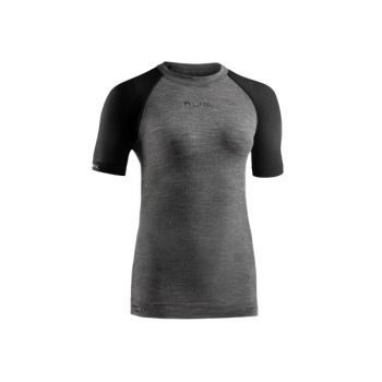 Tricou termic femei, Lurbel Move, gri-negru