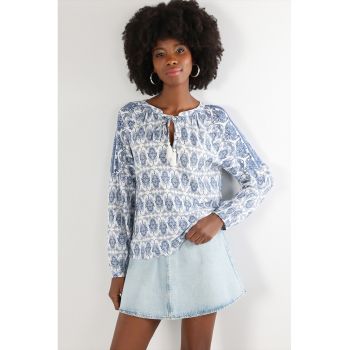 Bluza-tunica cu motive orientale