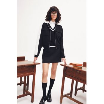 Camasa Cu Maneca Lunga De Dama Alb Regular Fit.