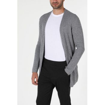 Cardigan cu buzunare laterale