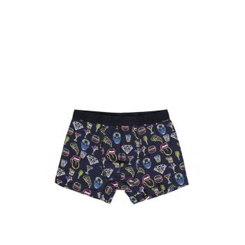 Lenjerie Intima De Barbati Albastru Marin Modern Fit skull