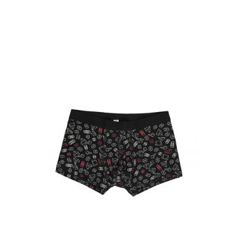 Lenjerie Intima De Barbati Negru Modern Fit geometry