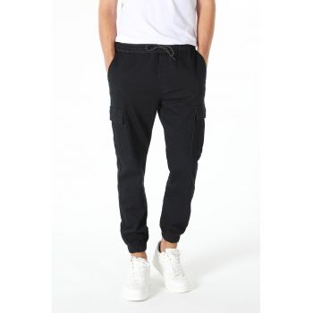 Pantaloni cargo cu talie ajustabila