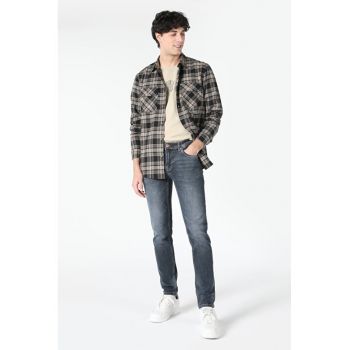Pantaloni De Barbati Albastru Slim Fit 041.DANNY