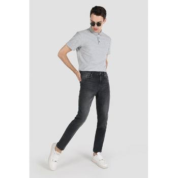 Pantaloni De Barbati Negru Skinny Fit