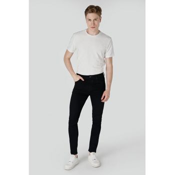 Pantaloni De Barbati Negru Skinny Fit1