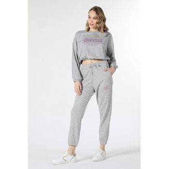 Pantaloni De Trening De Dama Gri Regular Fit
