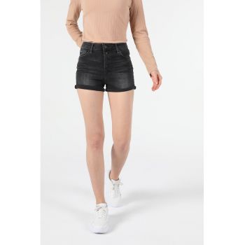 Pantaloni scurti super slim fit din denim