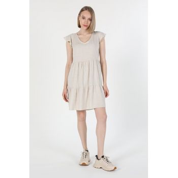 Rochie De Dama Bej Regular Fit Cl1059507 8683197223456