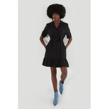 Rochie De Dama Negru Regular Fit1