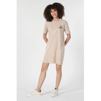 Rochie-tricou de bumbac