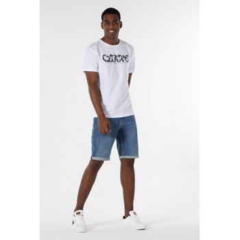 Tricou Cu Maneca Scurta De Barbati Alb Regular Fit4
