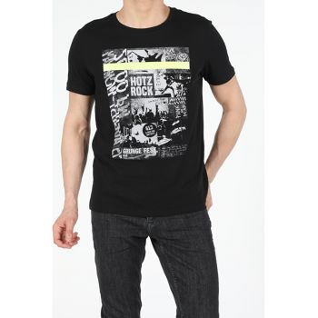 Tricou Cu Maneca Scurta De Barbati Negru Regular Fit CL1049934 8682240735564