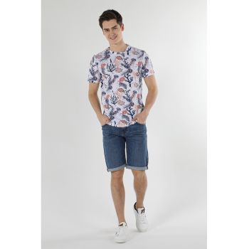 Tricou de bumbac cu imprimeu grafic