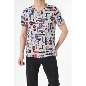 Tricou din amestec de bumbac cu imprimeu