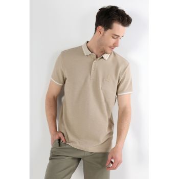 Tricou polo cu garnituri contrastante