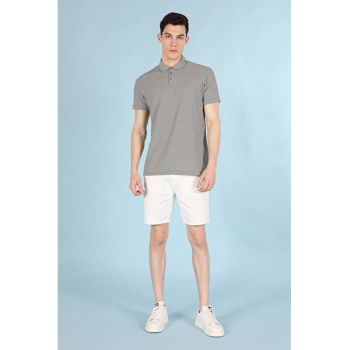 Tricou Polo Cu Maneca Scurta De Barbati Kaki Regular Fit