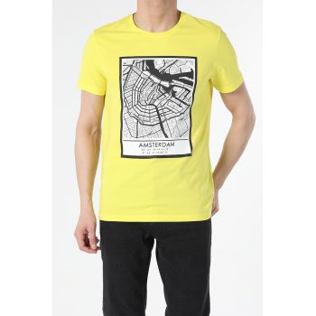 Tricou regular fit cu imprimeu