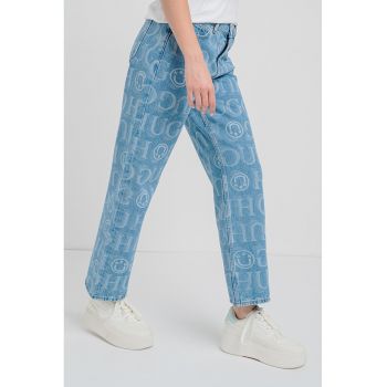 Blugi relaxed-fit din bumbac
