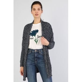 Cardigan fara inchidere cu maneci cazute