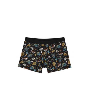Lenjerie Intima De Barbati Negru Modern Fit mexican skull