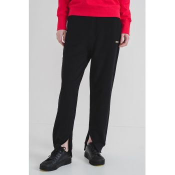 Pantaloni de trening regular fit din bumbac