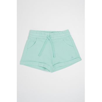 Pantaloni scurti cu snur de ajustare in talie