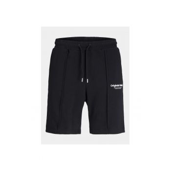 Pantaloni scurti sport barbati -  303483524 - Negru - Bumbac