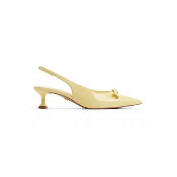Pantofi de piele cu toc kitten Luxuriant