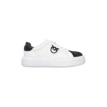 Pantofi sport de piele si piele intoarsa