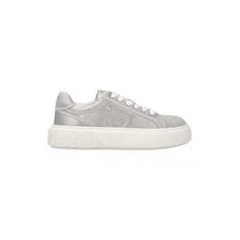 Pantofi sport din material textil cu logo cusut