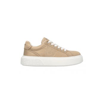 Pantofi sport din material textil cu logo cusut