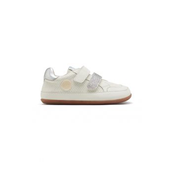 Pantofi sport din piele cu garnituri din material sintetic